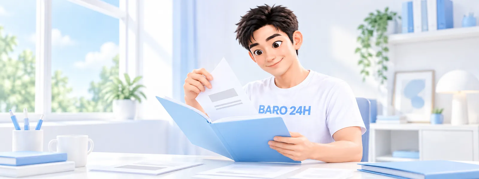 「미납 · 신규 정책」 주제를 표현한 3D 인물 일러스트